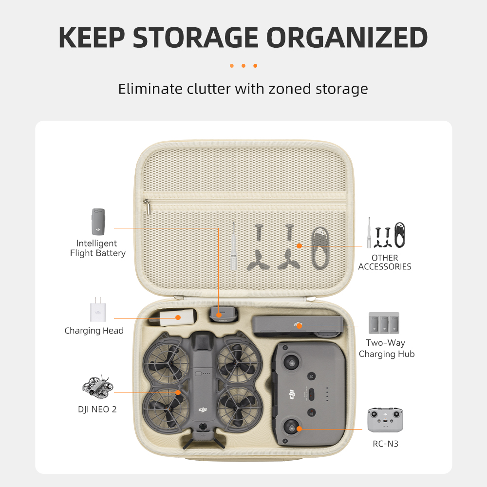 Storage Bag for DJI Neo 2 Fly  - Drone Controller Hood review and price
